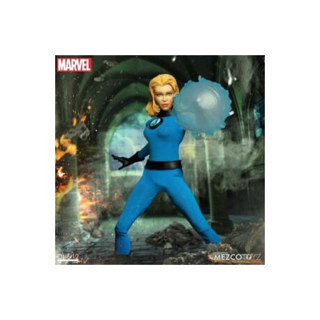 PREVENTA: SUE STORM (LA MUJER INVISIBLE) MEZCO One:12 Figura individual 4 FANTASTICOS