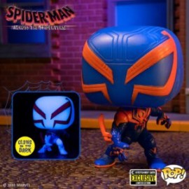 PREVENTA Spider-Man: Across the Spider-Verse Spider-Man 2099 Pop que brilla en la oscuridad. Figura de vinilo – Exclusivo