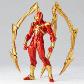 PREVENTA: Amazing Yamaguchi (023) / Revoltech: Spider-Man – Iron Spider (Reissue) [Kaiyodo]