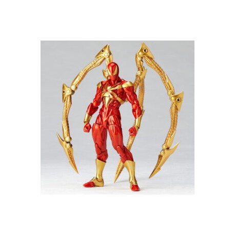 PREVENTA: Amazing Yamaguchi (023) / Revoltech: Spider-Man – Iron Spider (Reissue) [Kaiyodo]