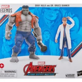 PREVENTA: Avengers 60th Anniversary Marvel Legends Gray Hulk and Dr. Bruce Banner