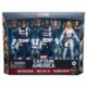 PREVENTA: Captain America Marvel Legends Series Dum Dum Dugan, Sharon Carter, and Nick Fury Jr 3-pack