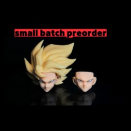 PREVENTA: Dragon Ball Z Goku SSJ Cabello en movimiento Kit Custom Feng Studio