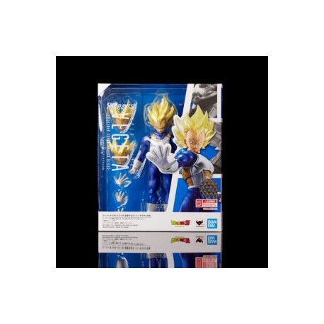 EN STOCK: Dragon Ball Z Super Saiyan Vegeta Awakened Super Saiyan Blood SHFiguarts (De segunda mano)